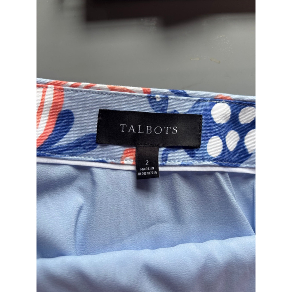 Talbot's Beautiful Spring Lined Skirt - Size 2 - Picture 2 of 7